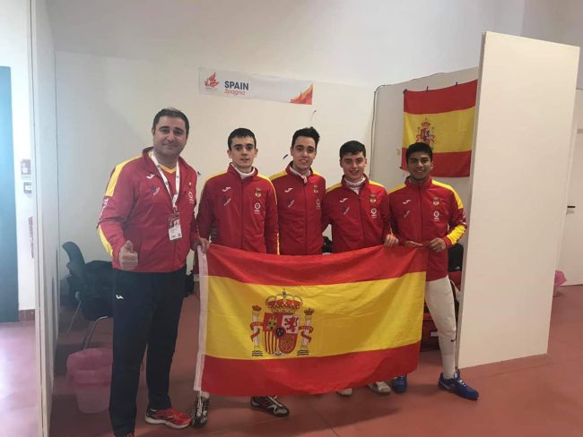 equipo cadete espada masculina