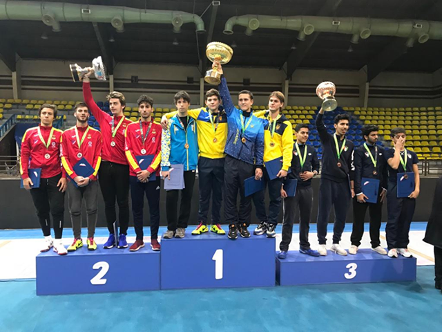 EQUIPO sable masculino junior noviembre 2019