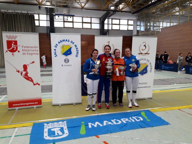 NOTA esgrima espada madrid podio femenino